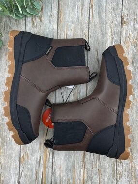 Men's Chelsea Snow Boots Winter Shoes Size 8